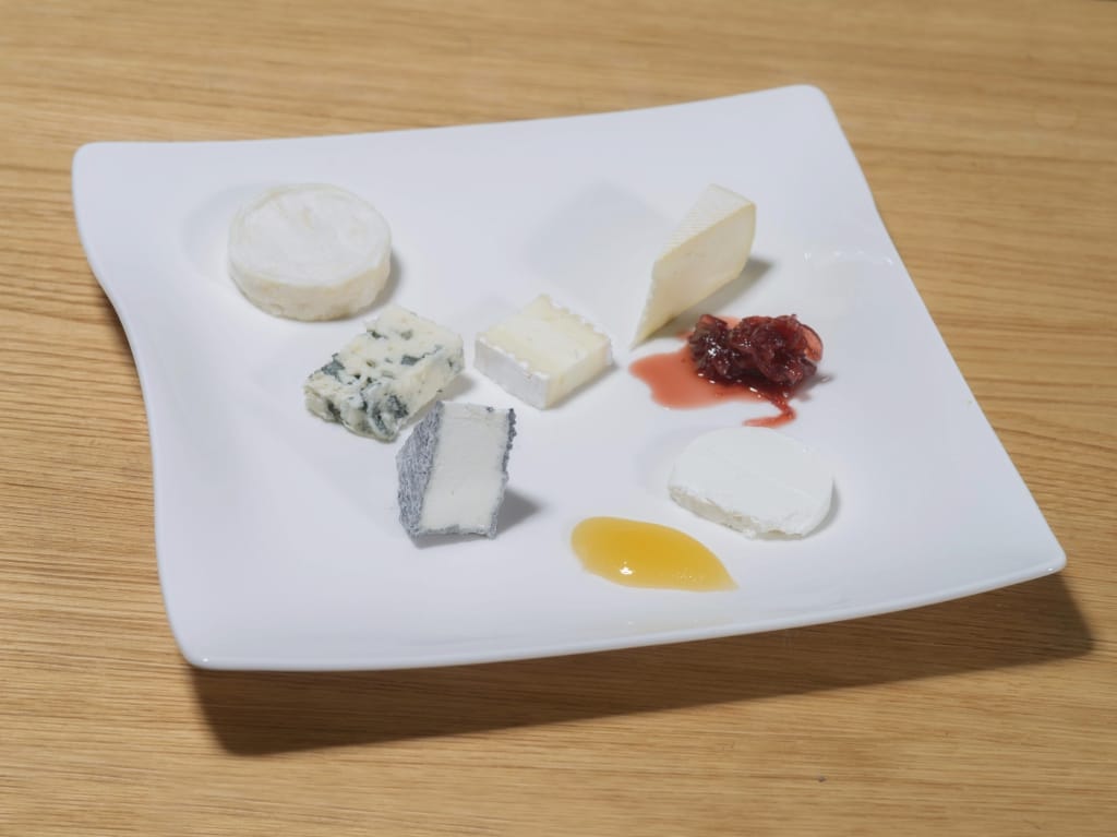 Assiette de fromage français