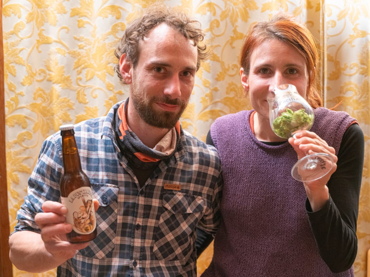 Gianni Semadeni e Rachele Dorsa, i produttori della birra Pacifi.ch