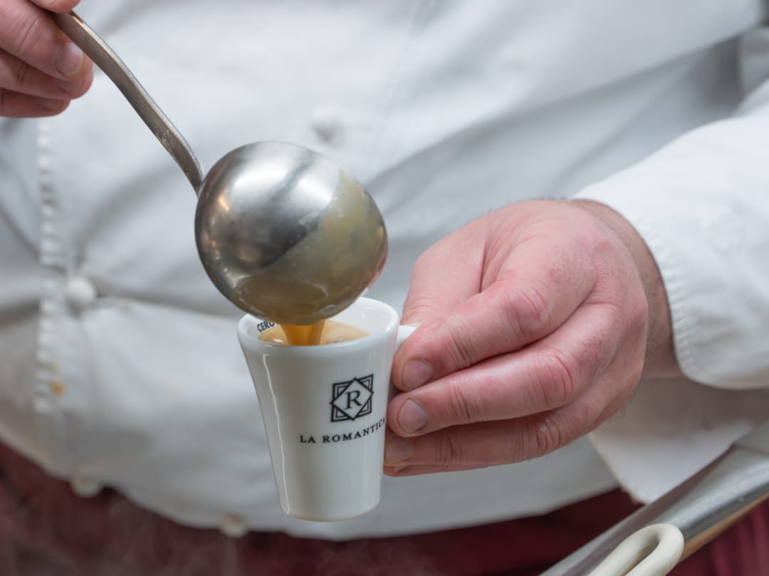 Flavio Lardi e la sua crema di porcini