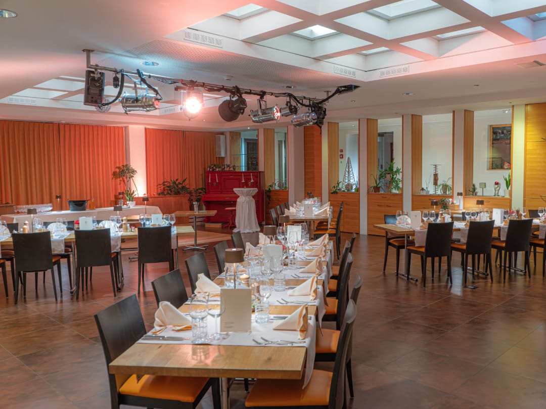 La sala dell'Albergo La Romantica