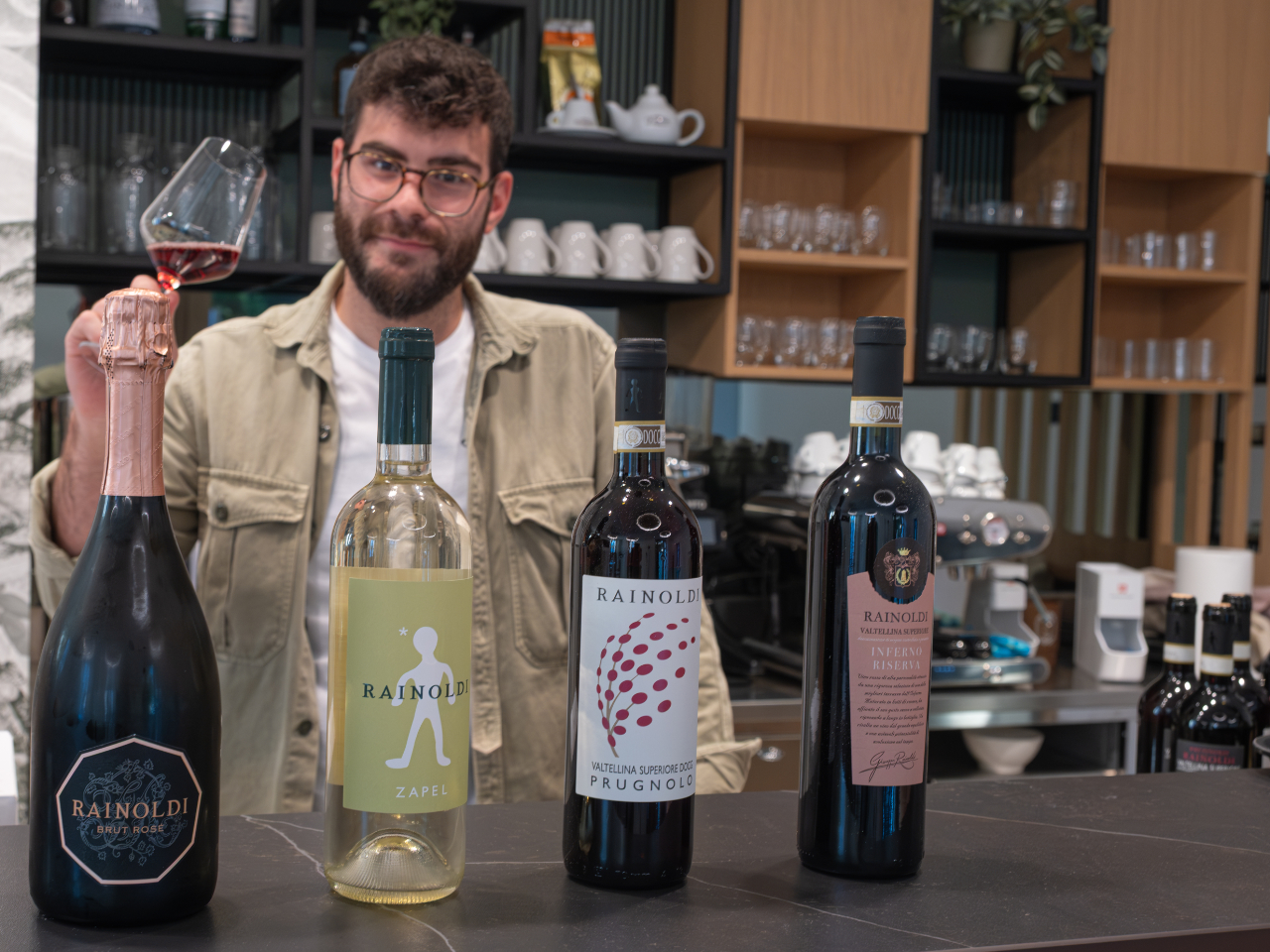 Vini Rainoldi di Chiuro presentati dall'esperto Stefano Cattaneo