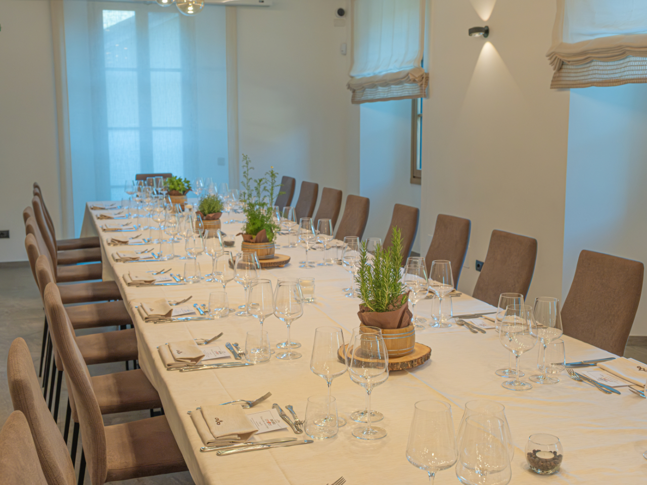 Sala da pranzo al primo piano